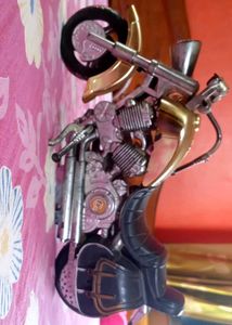 Metal Motorcycle Sculpture