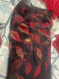 Elegant Leaf Print Dupatta