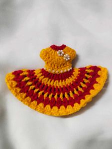 Laddu Gopal Crochet Dress