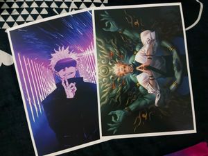 Gojo And Sukuna Anime Poster
