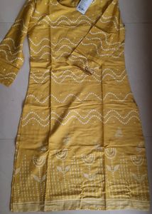 Beautiful Yellow Kurti 💃 Brand Max❣️🥰
