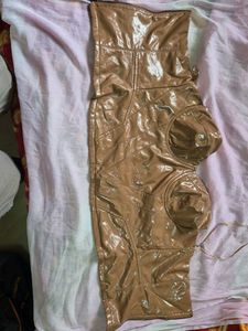 Shiny Nude Corset Top