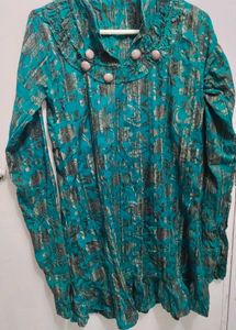 Sea Green Top