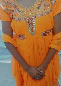 Mango Orange Party Wear