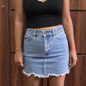 Forever21 Denim Mini Skirt