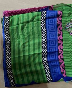 Floral Print Saree