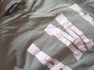 Sage Green &#34;Fame&#34; Sweatshirt