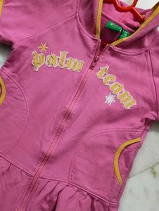 pink half sleeve jacket🩷✨