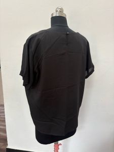 Elegant Black Short Sleeve Top