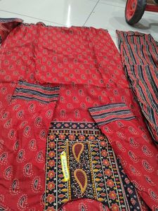 Ready To Wear Dress. Xl Ajrak Print
