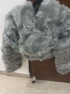Faux Fur Cropped Jacket