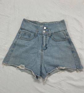 High Waisted Denim Shorts
