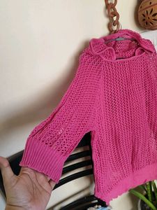 hoodie Knit Sweater