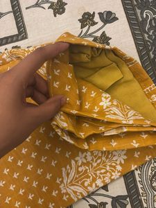 Mustard Dress Material