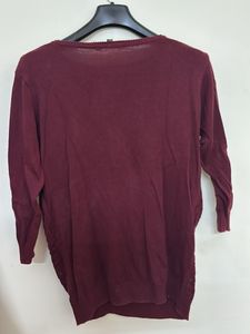 Burgundy Knit Sweater