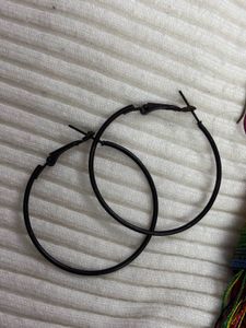 Colorful Tassel &amp; Hoop Earring Set