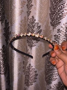Heart Rhinestone Headband