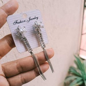 Dangling Crystal AD Earrings