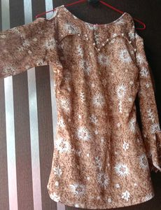 Brownish Long Top