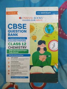 Oswaal CBSE Class 12 Chemistry Question Bank