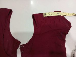 1* Maroon Or Dark Red (Burgundy) Blouse