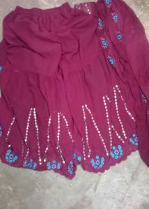 Sarara Frock Like New 2 3 Bar Use Kiya He