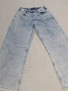 Wide Leg Denim Jeans