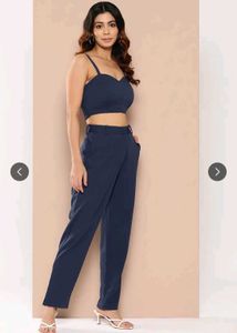 Navy Blue 3-Piece Co-ord Set