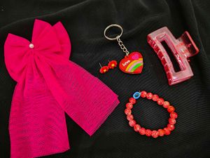 Red Accessory Bundle: Y2K Vibes!