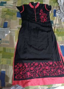 Straight Embroidered Kurta