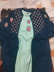 Beutiful 2 Pc Kurti Shrug