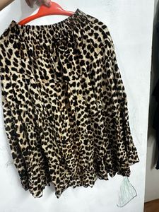 leopard Print Skirt
