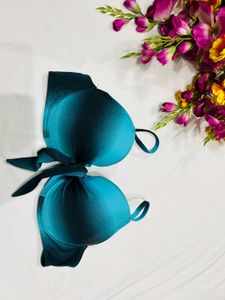 🇳🇿💫🎀Teal Bikini Top with Tie Detail