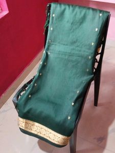 Bottle Green Kanchi Silk Saree