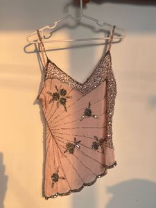 y2k Sequin Embellished top