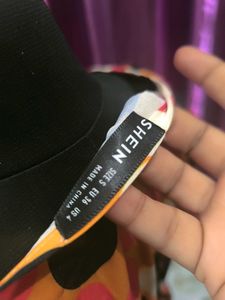 Shein Retro Print Midi Dress🔥