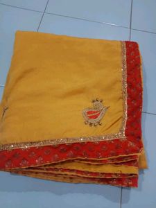 Mustard (Work)Saree With Blouse