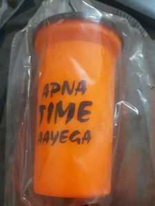 "Apna Time Aayega" Orange Tumbler
