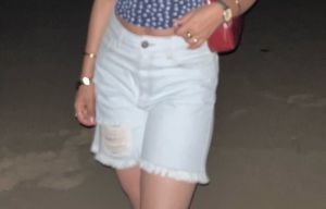Denim shorts - Light blue