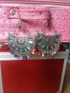 Boho Dangle Multicolor Earrings