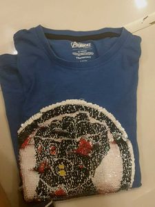 Avengers Iron Man Reversible Sequins Tee