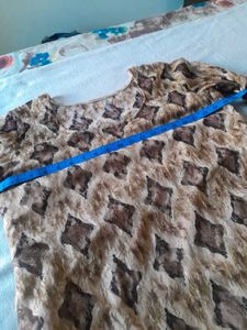 Vintage Brown Patterned Dress