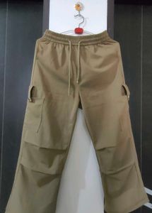 Stylish Beige Cargo Pants.