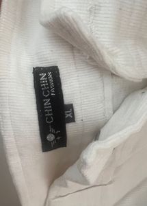 white baggy pants