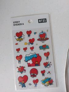 Korean BT21 sticker Sheet