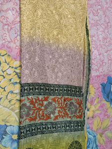 Elegant Crape Saree