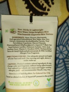 Mamaearth Rice Oil- Free Moisturizer