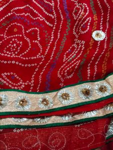 Red Chunri Sareee