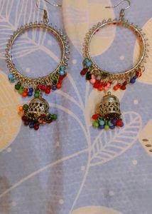 Colorful Jhumka Earrings