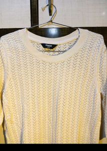 Elegant Cream Knit Top